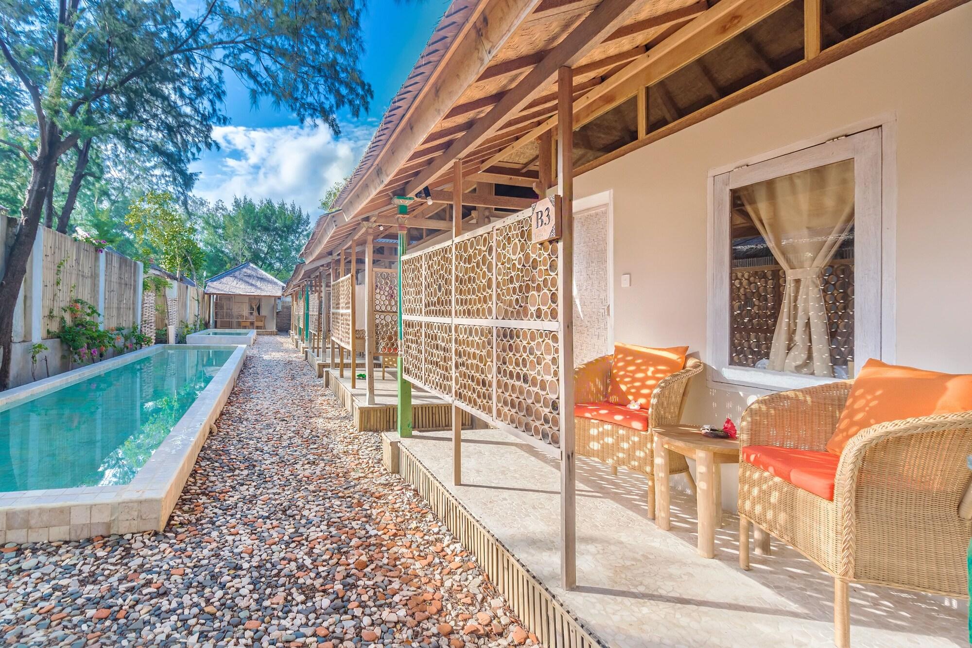 Avia Villa Resort Gili Meno Ngoại thất bức ảnh